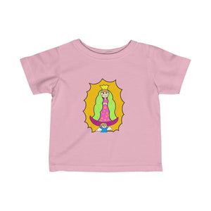 Virgencita - Infant Fine Jersey Tee - Dope Balloons