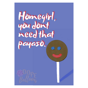 "Payaso" Greeting Card - Dope Balloons