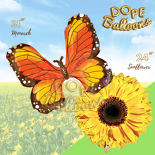 Load image into Gallery viewer, Jumbo Butterfly &amp; Sunflower Bundle - Dope Balloons
