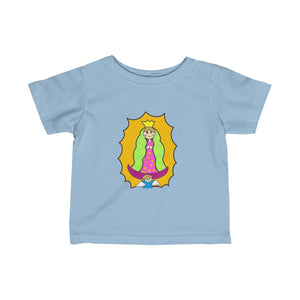 Virgencita - Infant Fine Jersey Tee - Dope Balloons