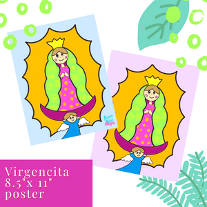 "Virgencita" 8.50x11 Poster - Dope Balloons
