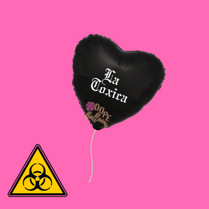 18" LA TOXICO(A) Heart Balloon - Dope Balloons
