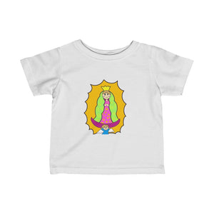 Virgencita - Infant Fine Jersey Tee - Dope Balloons