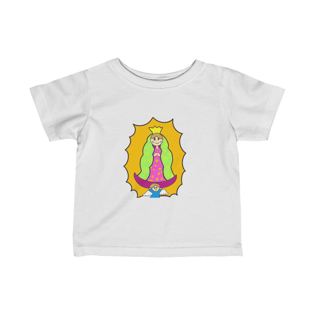 Virgencita - Infant Fine Jersey Tee - Dope Balloons