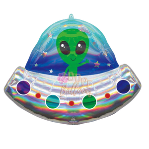 28" Alien "Out of this World" Jumbo Balloon - Dope Balloons