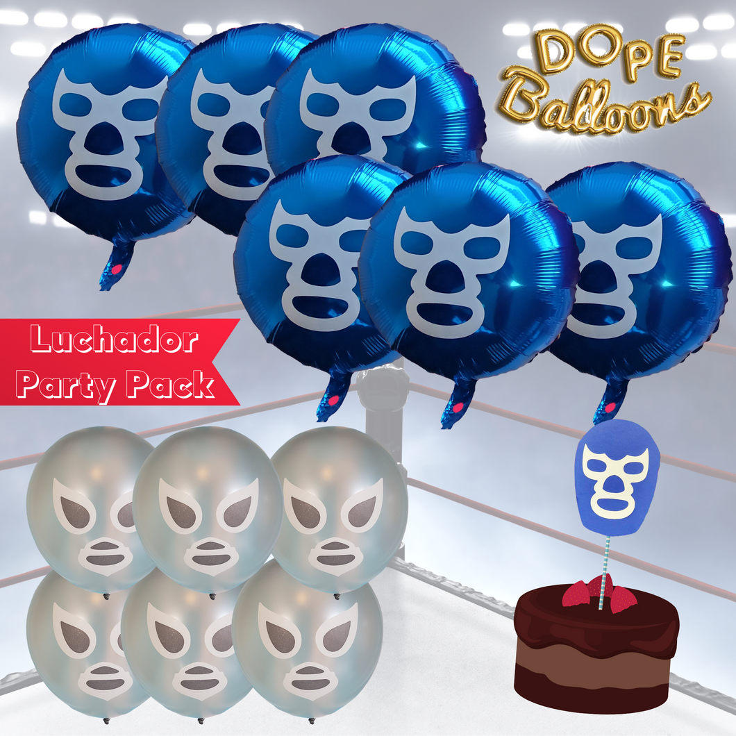 Luchador Party Pack - Dope Balloons