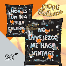 Cargar imagen en el visor de la galería, 20&quot; Tom y Jerry &quot;Me hago vintage&quot; Spanish Birthday Balloon - Dope Balloons
