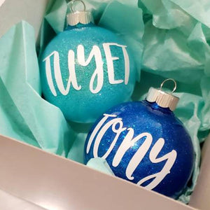 2.6" Personalized Ornaments - Dope Balloons