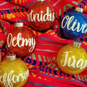 2.6" Personalized Ornaments - Dope Balloons