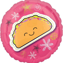 Load image into Gallery viewer, 18&quot; Pink Taco Balloon - Dope Balloons
