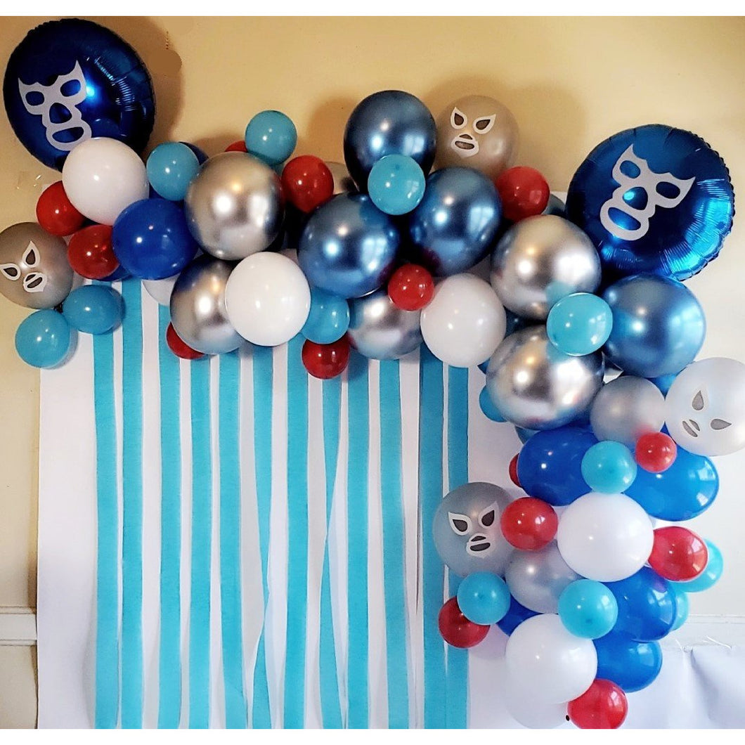 8 ft. Luchador Balloon Garland - Dope Balloons